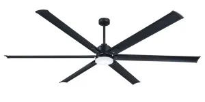 Mercator Rhino 84" DC Ceiling Fan with 20W CCT LED Light and Remote Graphite by Mercator, a Ceiling Fans for sale on Style Sourcebook