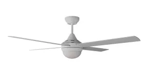 Calibo Mosman 52" AC Ceiling Fan with 2x E27 Light White by Calibo, a Ceiling Fans for sale on Style Sourcebook