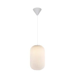 Nordlux Milford 20 Opal Glass Pendant White by Nordlux, a Pendant Lighting for sale on Style Sourcebook