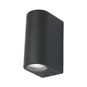 Mercator Marvin II IP44 Up/Down Wall Light Black by Mercator, a Outdoor Lighting for sale on Style Sourcebook