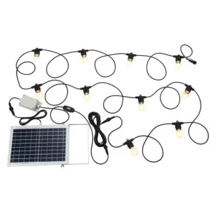 Eglo Solar Warm White DIY Festoon Lights IP55 Black by Eglo, a Outdoor Lighting for sale on Style Sourcebook