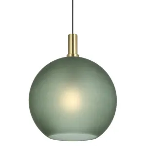 Telbix Patino Large Glass Pendant (E27) Green by Telbix, a Pendant Lighting for sale on Style Sourcebook