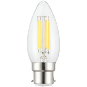 Eglo 4W B22 Dimmable LED Candle Clear Globe Cool White by Eglo, a LED Lighting for sale on Style Sourcebook