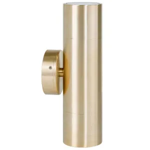 Havit Brass Tivah Up/Down Wall Pillar Light MR16 2x5w Tri Colour by Havit, a Outdoor Lighting for sale on Style Sourcebook