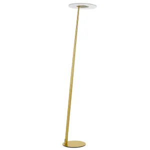 Telbix Faro LED Floor Lamp Antique Gold by Telbix, a Floor Lamps for sale on Style Sourcebook