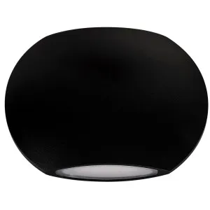 Havit Cara Aluminium Up/Down Wall Light 6w Black Black by Havit, a Outdoor Lighting for sale on Style Sourcebook