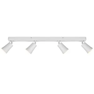 Telbix Alvey 4 Light Bar Spotlight White by Telbix, a Spotlights for sale on Style Sourcebook