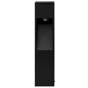 Havit Fedor Aluminium Black Square Bollard Light 240V Small by Havit, a Outdoor Lighting for sale on Style Sourcebook