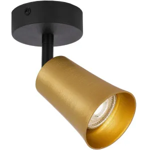 Telbix Alvey 1 Light Spot Light Gold and Black by Telbix, a Spotlights for sale on Style Sourcebook