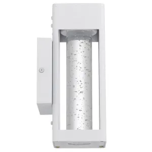 Telbix Hollis 25 LED Outdoor Wall Light White by Telbix, a Outdoor Lighting for sale on Style Sourcebook