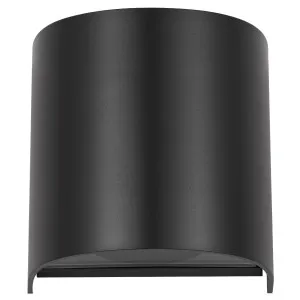 Telbix Miro Exterior Wall Light Black by Telbix, a Outdoor Lighting for sale on Style Sourcebook