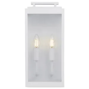 Telbix Truman 2 Light Wall Light White by Telbix, a Outdoor Lighting for sale on Style Sourcebook