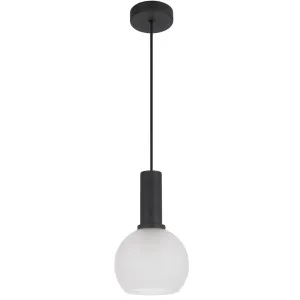 Telbix Black Aosta Pendant Light Medium by Telbix, a Pendant Lighting for sale on Style Sourcebook