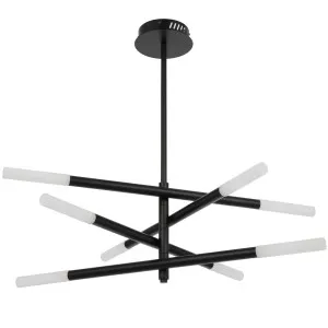 Telbix Pinta 8 Light LED Pendant Light Black by Telbix, a Pendant Lighting for sale on Style Sourcebook