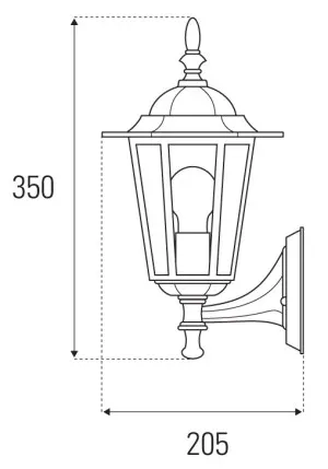 Tilbury Cast Aluminium Exterior Wall Lantern Beige by Mercator, a Outdoor Lighting for sale on Style Sourcebook