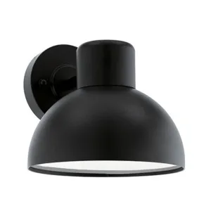 Eglo Entrimo Dome IP44 Downward Wall Light Black by Eglo, a Outdoor Lighting for sale on Style Sourcebook