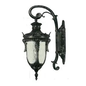 Lode Wellington Antique Black Wall Light IP44 Small by Lode International, a Outdoor Lighting for sale on Style Sourcebook