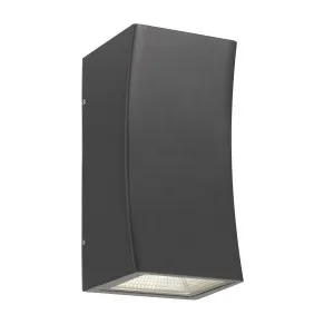 Telbix Dash CCT LED Exterior Up/Down Wall Light IP44 Black by Telbix, a Outdoor Lighting for sale on Style Sourcebook