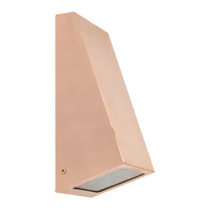 Copper Surface Mounted LED Wall Wedge Light Tri Colour by Havit, a Outdoor Lighting for sale on Style Sourcebook