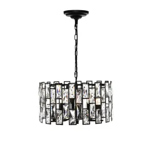 Cougar Porsha Round Black Pendant E14 5 Light by Cougar, a Pendant Lighting for sale on Style Sourcebook