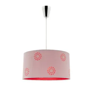 Cougar Fabian DIY 1 Light Pendant Light Silver and Red by Cougar, a Pendant Lighting for sale on Style Sourcebook