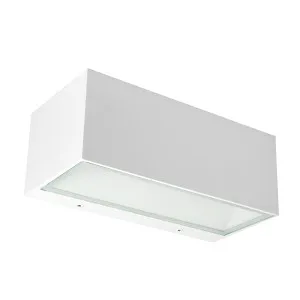 Martec Delta LED 18W CCT Exterior Up/Down Wall Light IP54 White by Martec, a LED Lighting for sale on Style Sourcebook