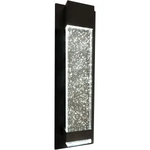 Calibo Coot Bubble Glass 300mm LED Exterior Wall Light Black by Calibo, a Wall Lighting for sale on Style Sourcebook