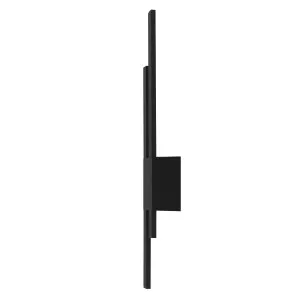 Telbix Masto 2 Light LED Wall Light IP54 Black by Telbix, a Outdoor Lighting for sale on Style Sourcebook