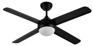 Revelair Albany 48" 1200mm 4 Blade Ceiling Fan With E27 Light Black by Revelair, a Ceiling Fans for sale on Style Sourcebook