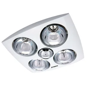 Martec Contour 4 Bathroom 3 In 1 Exhaust Fan With Light White by Martec, a Exhaust Fans for sale on Style Sourcebook