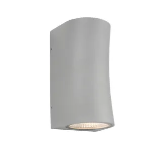 Up/Down Cougar Lisbon 10W LED Exterior Wall Light IP54 Silver by Cougar, a Outdoor Lighting for sale on Style Sourcebook