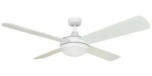 Martec Lifestyle 52" Ceiling Fan With 2 x E27 Light White by Martec, a Ceiling Fans for sale on Style Sourcebook