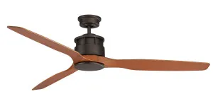 Governor 60" 3 Blade Industrial Style ABS Ceiling Fan Old Bronze by Martec, a Ceiling Fans for sale on Style Sourcebook