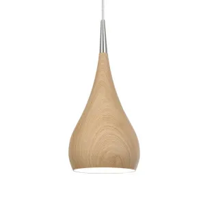 Zara CLA Modern Bell Pendant Light Oak Wood Look by Compact Lamps Australia, a Pendant Lighting for sale on Style Sourcebook