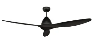 56" Brilliant Canyon 3 Blade DC Ceiling Fan Black by Brilliant, a Ceiling Fans for sale on Style Sourcebook