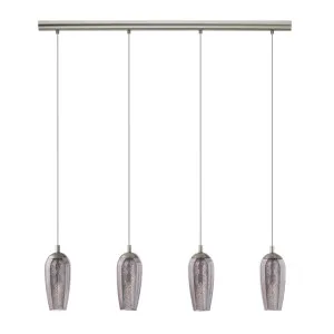 Eglo Farsala Satin Nickel Interior Pendant Light 4 Light by Eglo, a Pendant Lighting for sale on Style Sourcebook