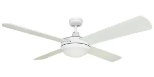 Martec Lifestyle 52" Ceiling Fan With 24W Dimmable CCT LED Light White by Martec, a Ceiling Fans for sale on Style Sourcebook