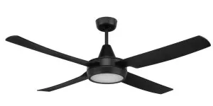 Brilliant Cruze 52" Ezy-Fit Blade Ceiling Fan With 18W Dimmable CCT LED Light Black by Brilliant, a Ceiling Fans for sale on Style Sourcebook