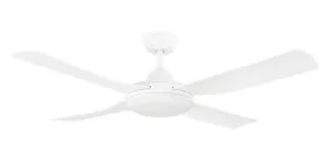 Eglo Bondi 52" (1320mm) ABS Indoor/Outdoor Ceiling Fan with 20W CCT LED Light White by Eglo, a Ceiling Fans for sale on Style Sourcebook