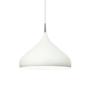 Zara CLA Modern Dome Pendant Light Matt White by Compact Lamps Australia, a Pendant Lighting for sale on Style Sourcebook