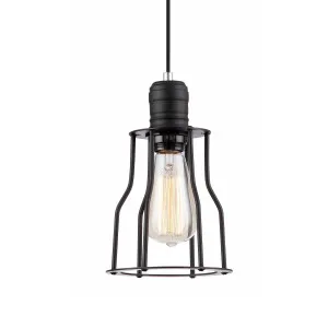 CLA Blackband Iron Cage Pendant With E27 Light Blackband 2 by Compact Lamps Australia, a Pendant Lighting for sale on Style Sourcebook