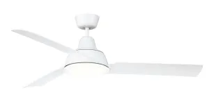 Mercator 52" Airventure Indoor/Outdoor Ceiling Fan With 20W CCT LED Light White by Mercator, a Ceiling Fans for sale on Style Sourcebook