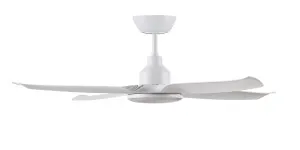 Ventair Skyfan 48" (1200mm) 4 Blade DC Ceiling Fan with 20W Tri Colour LED Light and Remote White by Ventair, a Ceiling Fans for sale on Style Sourcebook