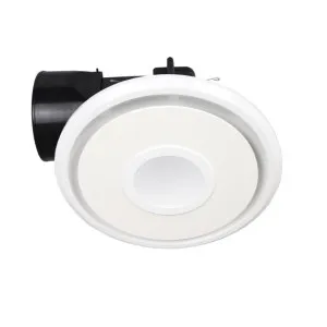 White 3A Bathroom DIY Exhaust Fan with 10W LED Light Round by 3A, a Exhaust Fans for sale on Style Sourcebook