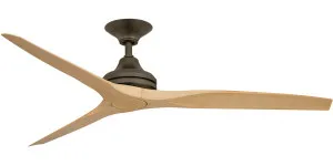 ThreeSixty Spitfire 2 60" Polymer Blade with Oil Rubbed Bronze Motor Ceiling Fan Natural Blade by ThreeSixty, a Ceiling Fans for sale on Style Sourcebook