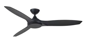 Martec 56" Newport DC ABS Blade Indoor/Outdoor Ceiling Fan With Remote Matte Black by Martec, a Ceiling Fans for sale on Style Sourcebook