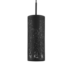 Eglo Hambleton Steel Pendant Light Edison Screw (E27) Black by Eglo, a Pendant Lighting for sale on Style Sourcebook