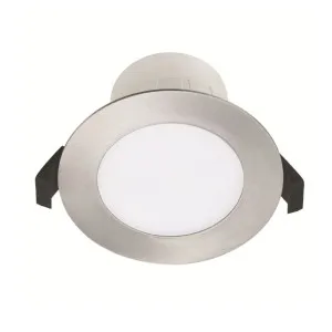 Roystar 9W Flat Trim Tri Colour Dipswitch LED Dimmable IP44 Downlight Brushed Anodised Aluminium by Eglo, a LED Lighting for sale on Style Sourcebook