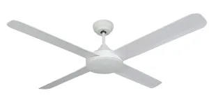 Revelair Albany 52" 1320mm 4 Blade Ceiling Fan Without Light White by Revelair, a Ceiling Fans for sale on Style Sourcebook