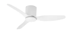 Fanco Smart Studio 48" (1220mm) Low Profile ABS Blade DC Ceiling Fan & Remote White by Fanco, a Ceiling Fans for sale on Style Sourcebook